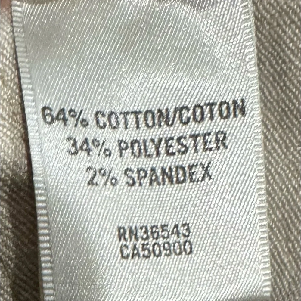 Van Heusen Khaki Pants Women Size 8 Slim Tapered Stretch Work Casual Beige - Picture 4 of 7